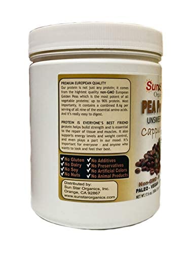 Version 1.0.0 Proteina de guisante Sun Star Organics bolsa