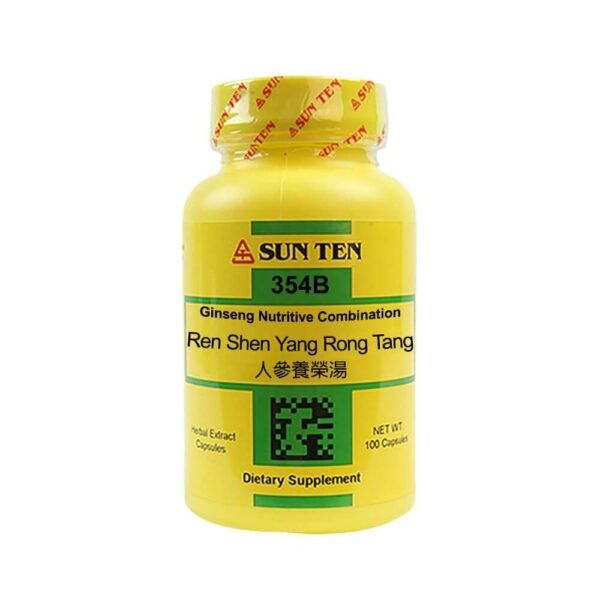 Sun Ten cápsulas de ginseng combinación nutritiva frasco