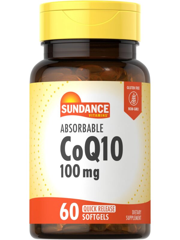Sundance CoQ10 bottle label