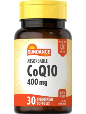 Sundance CoQ10 400 mg cápsulas blandas frasco