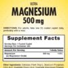 Frasco de Sundance Magnesium Supplement 500 mg