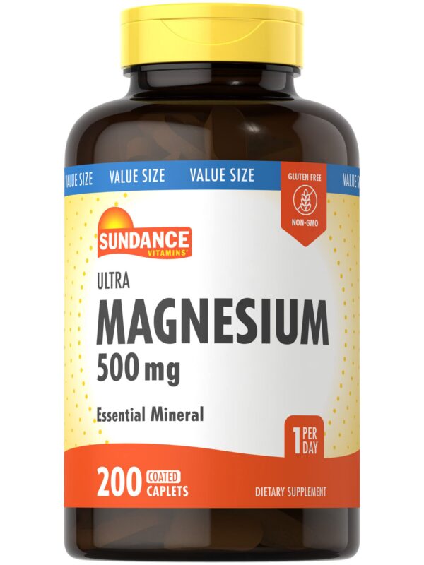 Sundance Magnesium Supplement etiqueta frontal