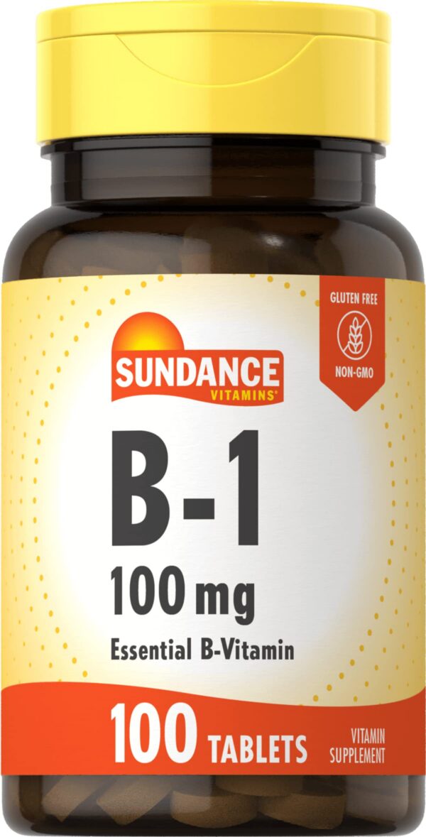 Sundance vitamina B-1 100 mg frasco 100 tabletas