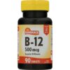 Paquete de 3 de Sundance Vitamina B-12 500 mcg 90 tabletas