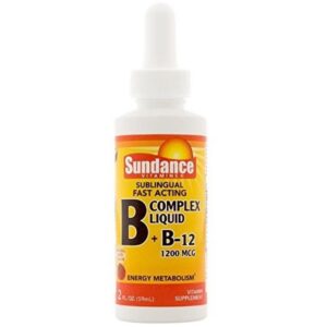 Botellas paquete 3 Sundance Vitaminas B y B12 sabor bayas líquido