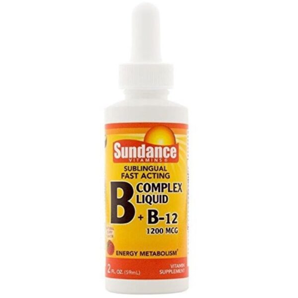 Botellas paquete 3 Sundance Vitaminas B y B12 sabor bayas líquido