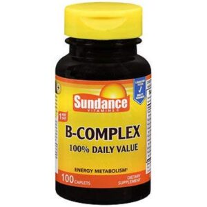 Version 1.0.0 Sundance vitaminas complejo B 100 tabletas envase