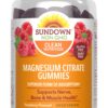 Gomitas Sundown magnesio citrato frambuesa envase