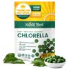 Version 1.0.0 Sunlit Best Chlorella orgánica paquete grande de 1000 tabletas verdes