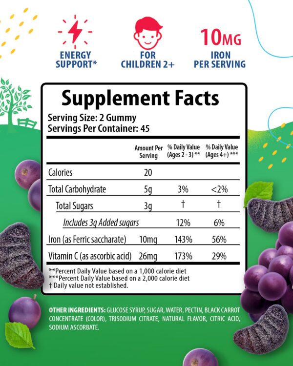 Etiqueta con información del producto