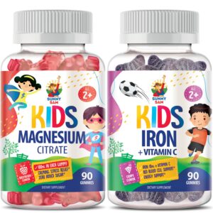 Gomitas de hierro SUNNY SAM frasco frontal