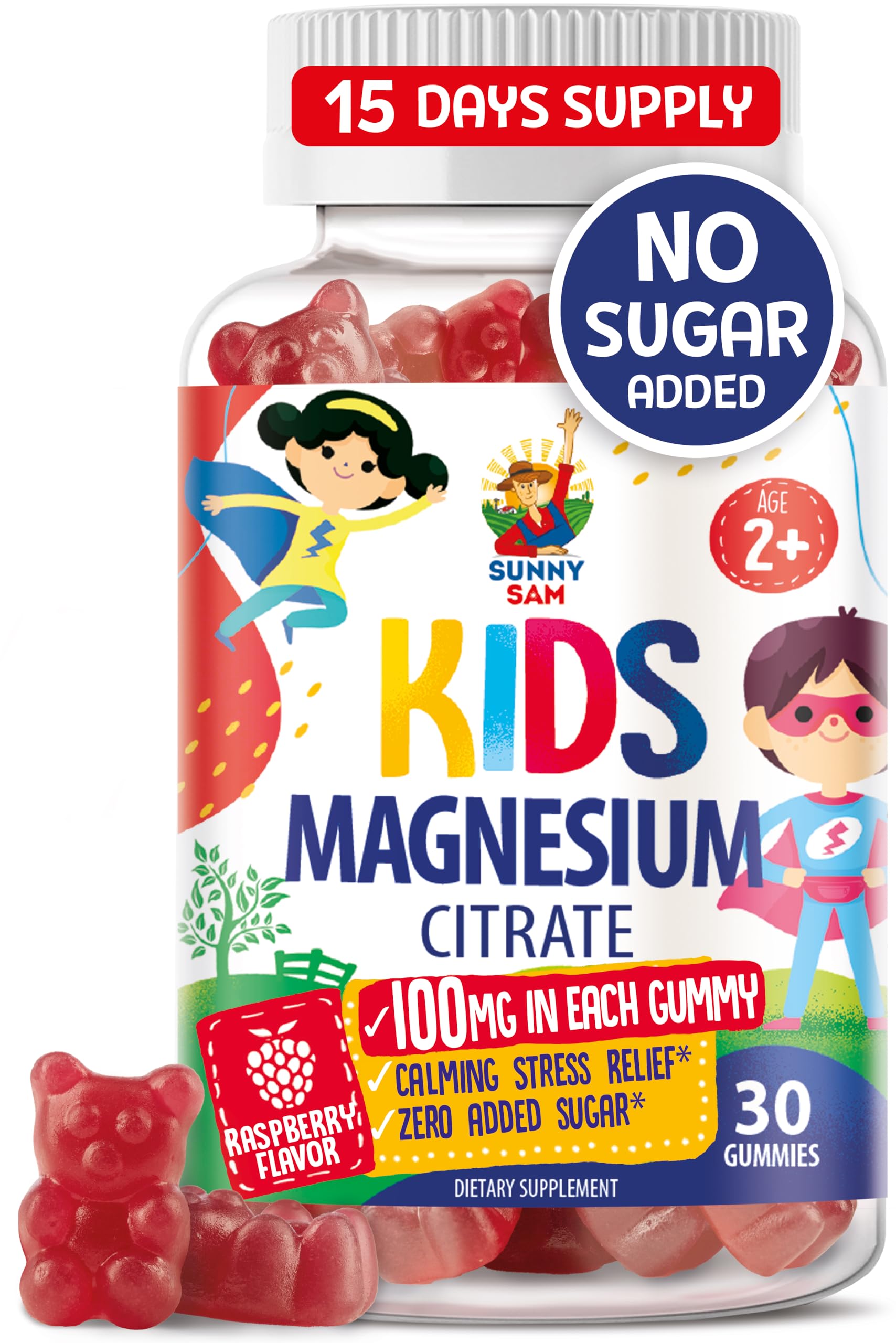 SUNNY SAM Magnesium Citrate, 100 mg