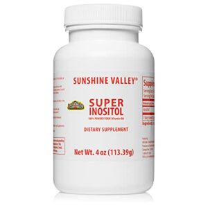 Version 1.0.0 Sunshine Valley Super Inositol polvo suplemento fertilidad envase