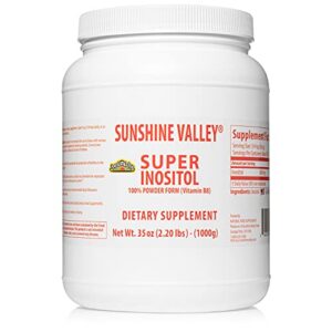 Version 1.0.0 Sunshine Valley Super Inositol suplemento polvo natural 35oz