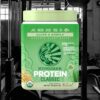 Etiqueta Sunwarrior proteina arroz integral