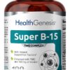 Super B-15 Health Genesis frasco 100 cápsulas suplemento energético