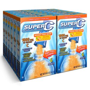 Super C drink mix naranja frente de empaque