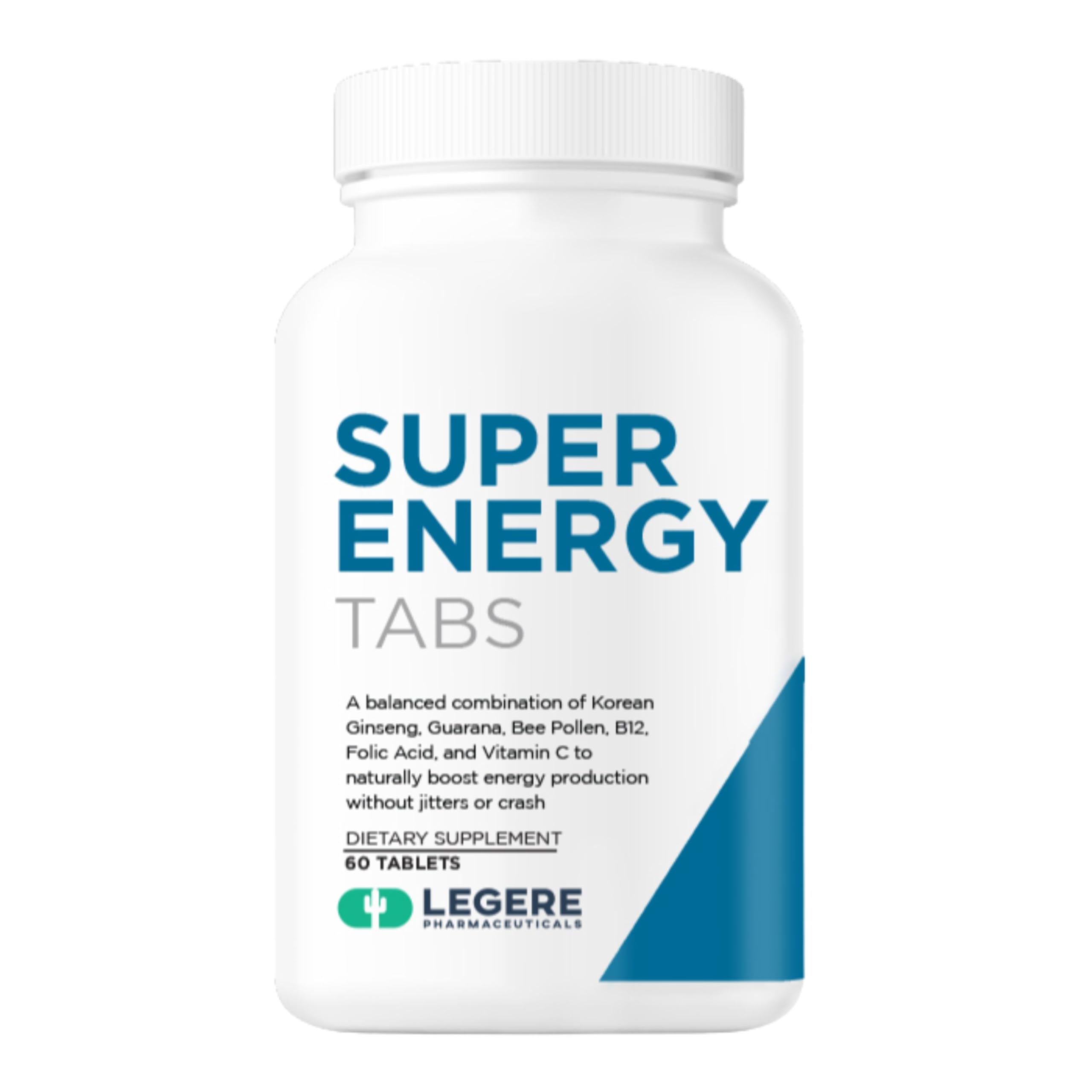 Legere Pharmaceuticals Guarana, Natural Korean Ginseng