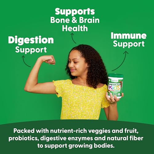 Super Greens Feel Great en batido para niños