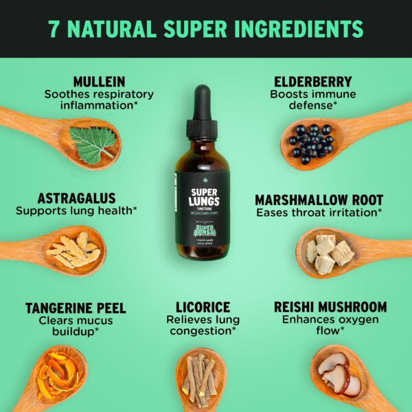Version 1.0.0 Super Lungs tinctura fácil dosificación para bienestar diario
