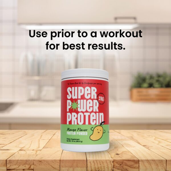 Cucharón para servir Cordyceps y Yucca en polvo