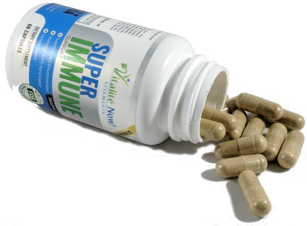 Super Wellness caja suplemento inmunológico vista lateral