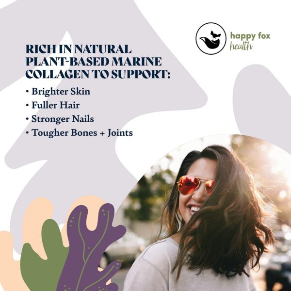 Version 1.0.0 Superalimento de musgo marino púrpura orgánico Happy Fox bolsa 100g