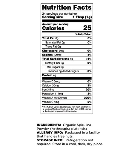 Superalimento verde proteína vegetal espirulina orgánica