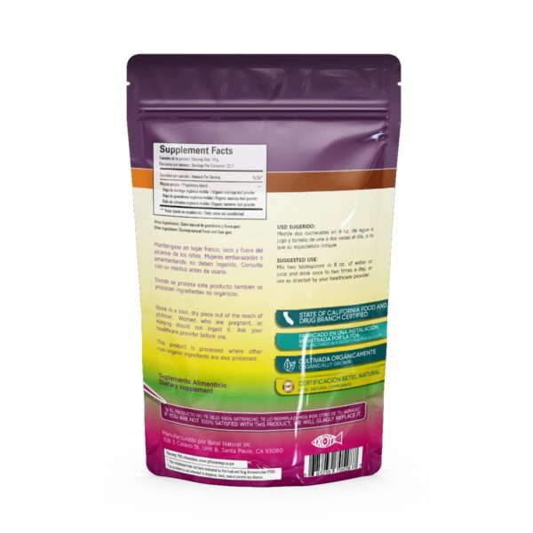 Version 1.0.0 Superalimentos Betel Natural polvo guanábana moringa cúrcuma