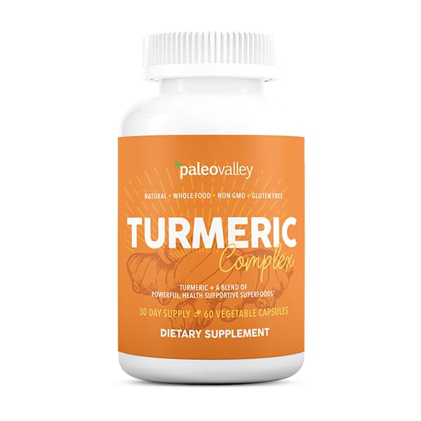 Superalimentos jengibre y romero en suplemento cúrcuma