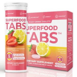 Version 1.0.0 Superfood Tabs bebida detox en tabletas sabor fresa limonada