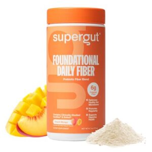 Version 1.0.0 Frente del envase Supergut polvo fibra Foundational