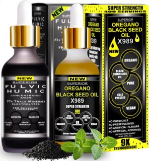 Version 1.0.0 SUPERIOR FULVIC HUMIC X935 botella frontal