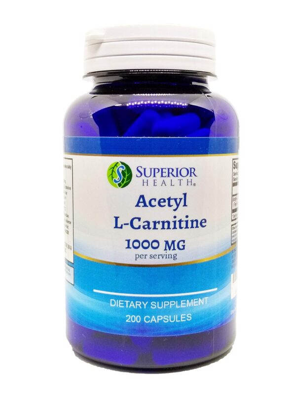 Version 1.0.0 Superior Health L-Carnitina etiqueta frontal