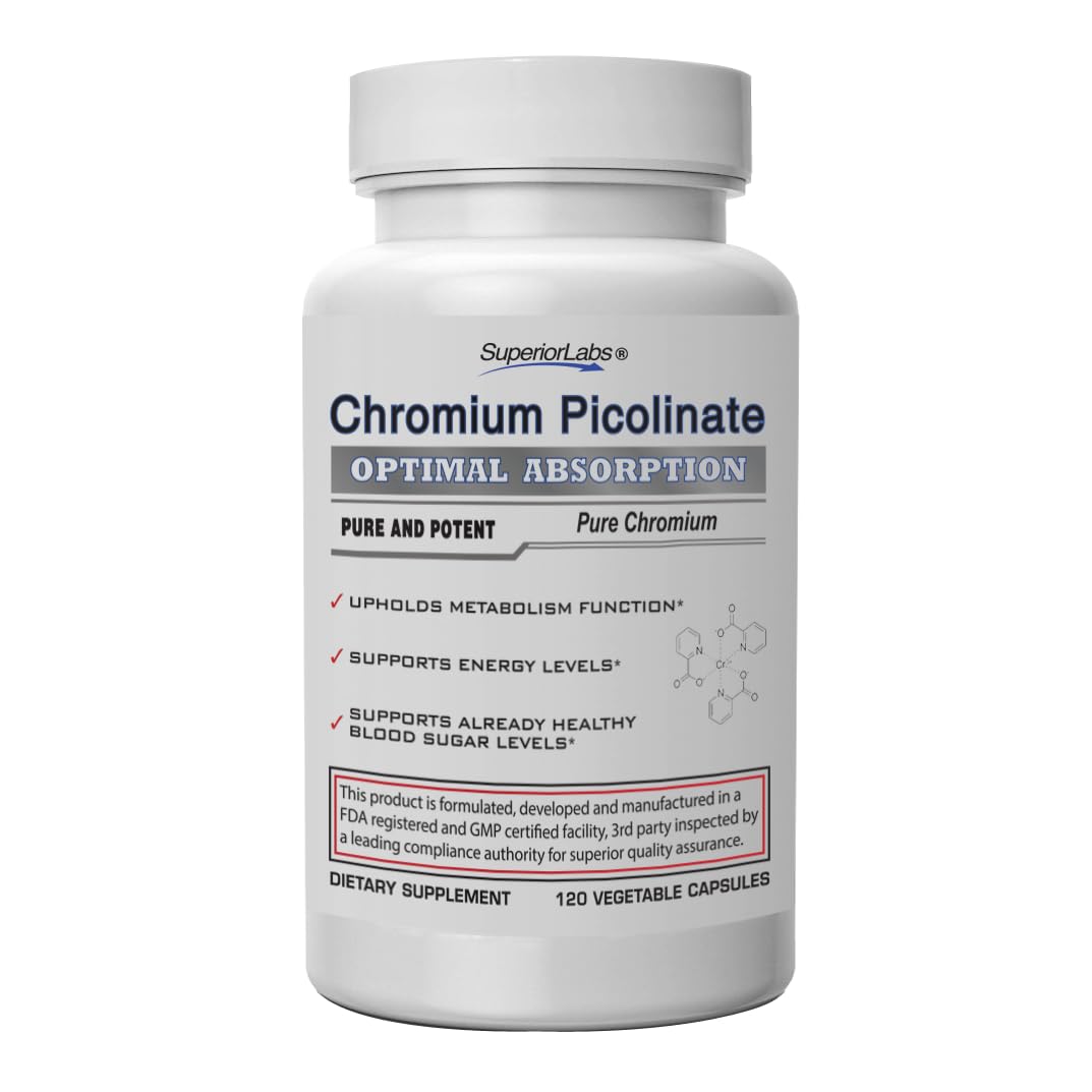 Superior Labs Chromium Picolinate, 500 mcg