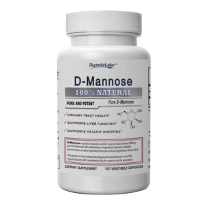 Superior Labs suplemento D-Mannosa 500mg cápsulas vegetales envase