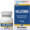 Superior Source Melatonina 10mg frasco 100 tabletas sublinguales