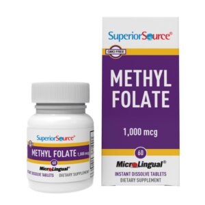Version 1.0.0 Frente del suplemento methyl folate 1000 mcg