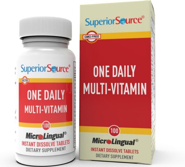Superior Source multivitamínico diario 100 tabletas color tan