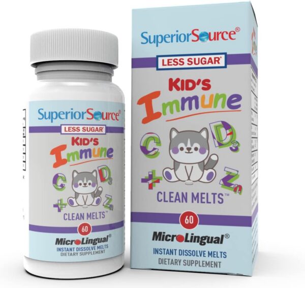 Superior Source tabla disoluble para niños apoyo inmunológico 60 tabletas