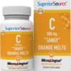 Superior Source Vitamina C 500mg tabletas sublinguales sabor naranja