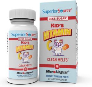Superior Source vitamina c niños tabletas sublinguales 90 ct
