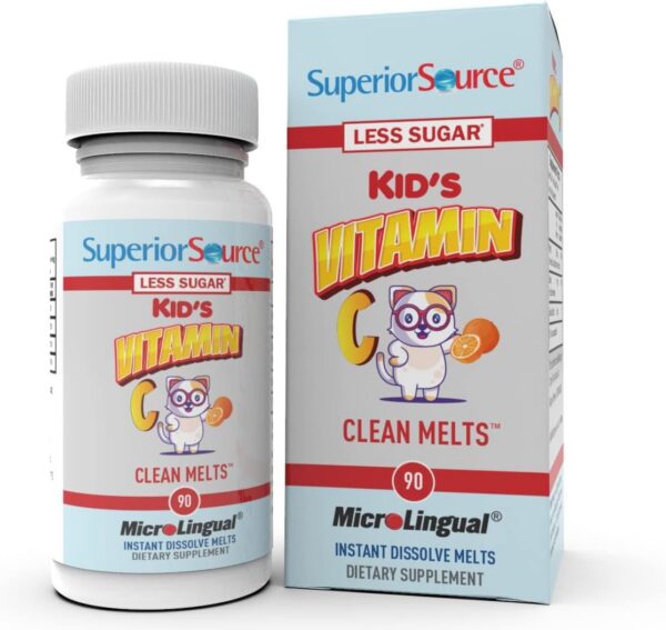 Superior Source vitamina c niños tabletas sublinguales 90 ct