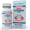 Superior Source vitaminas C y D3 para niños Clean Melts
