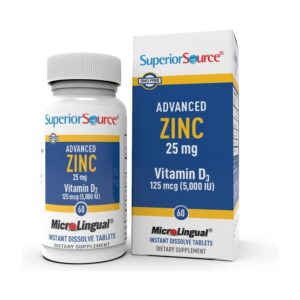 Tabletas MicroLingual Zinc 25 mg