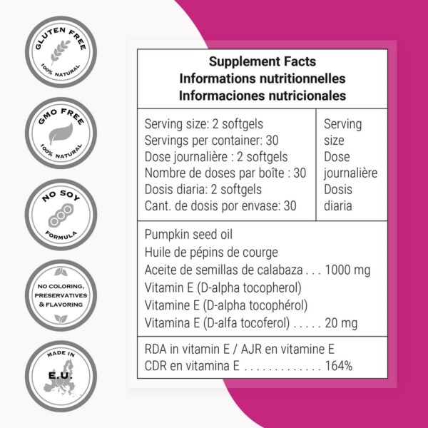 Frasco del suplemento con tapa