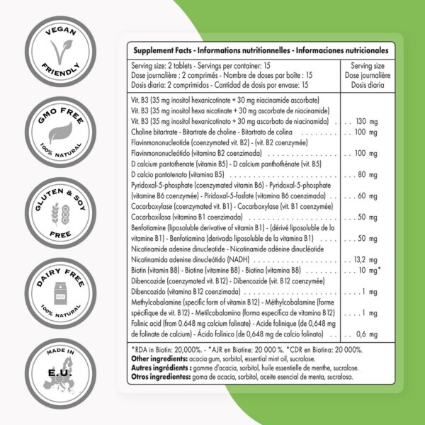 Version 1.0.0 Frontal del producto Supersmart B coenzimado