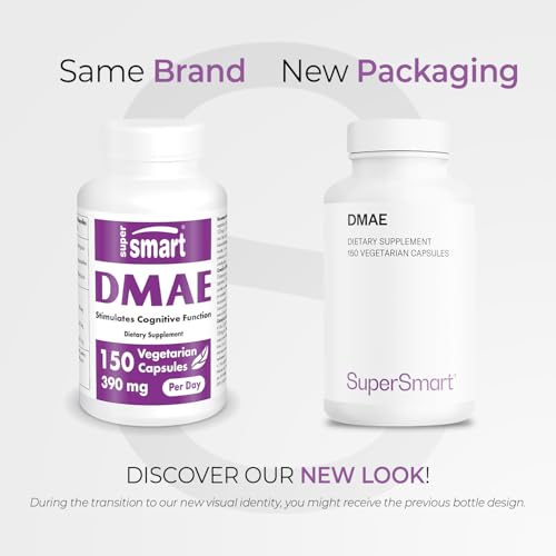 Etiqueta del suplemento Supersmart DMAE
