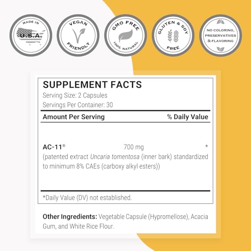 Supersmart extracto patentado uña de gato y beneficios