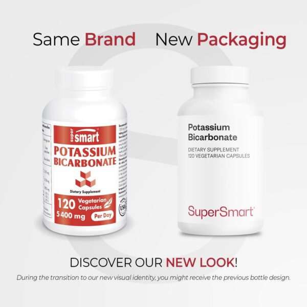 Etiqueta trasera del producto con información de potasio